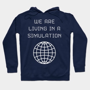 We Are Living in a Simulation Hoodie